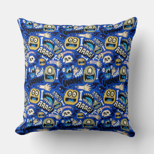 Coussin Motif monstre Halloween amusant