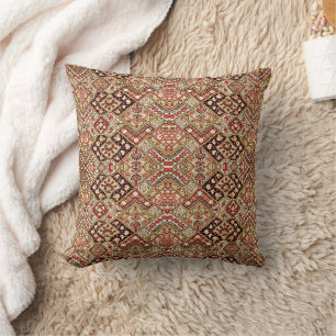 Coussin Motif mosaïque persan vintage