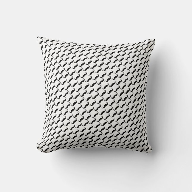 Coussin Motif Moustache (Recto)