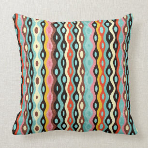 Coussin Motif multicolore abstrait