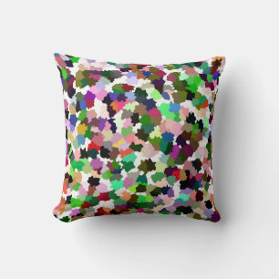 Coussin Motif multicolore aux couleurs vives