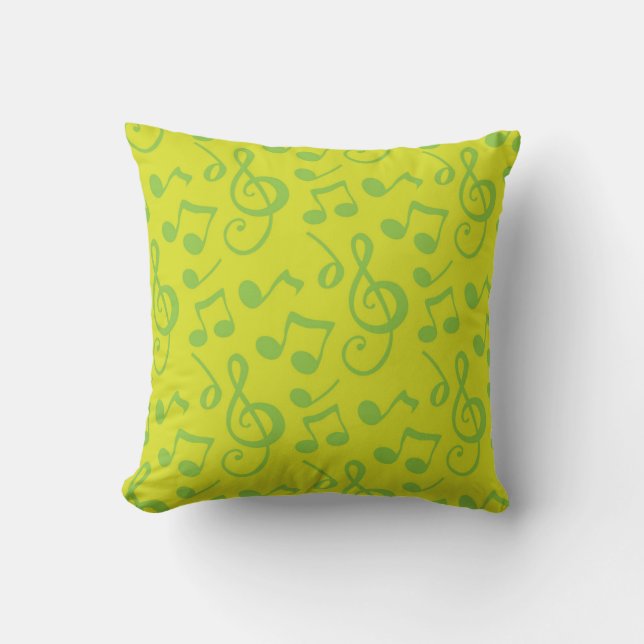 Coussin Motif musical (Recto)