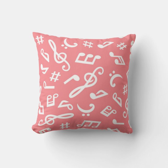 Coussin Motif musical (Recto)