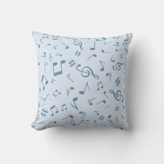 Coussin Motif musical (Recto)