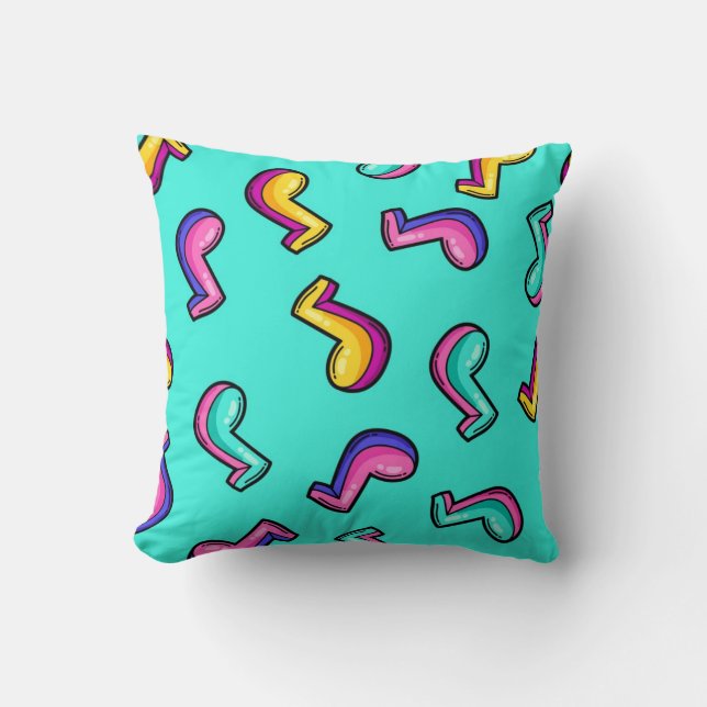 Coussin Motif musical (Recto)
