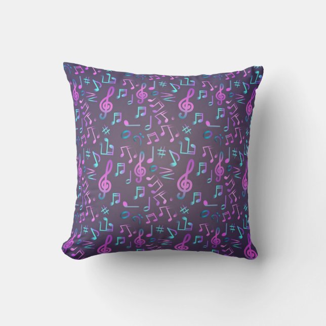 Coussin Motif musical (Recto)