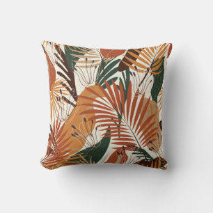 Coussin Motif naturel sans faille, plantes abstraits et fl