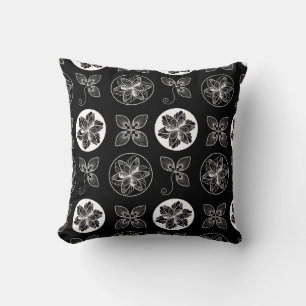 Coussin Motif noir blanc chic