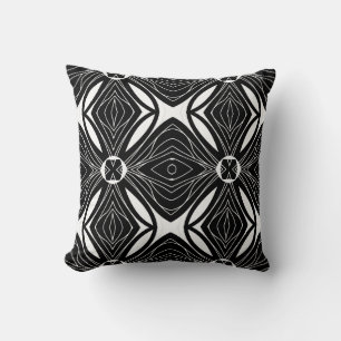 Coussin Motif noir et blanc