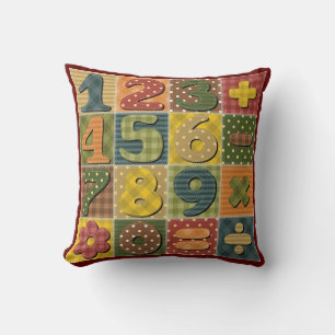 Coussin Motif numérique de base de la mise en correspondan