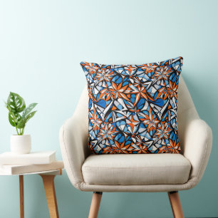 Coussin Motif numérique géométrique abstrait moderne 50