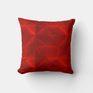 Coussin Motif Origami rouge gras