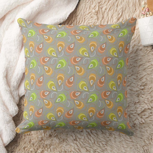 Coussin Motif Paisley. (Couverture)