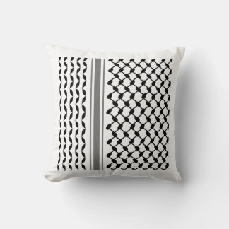 Coussin Motif palestinien keffiyeh (Kūfīyah)