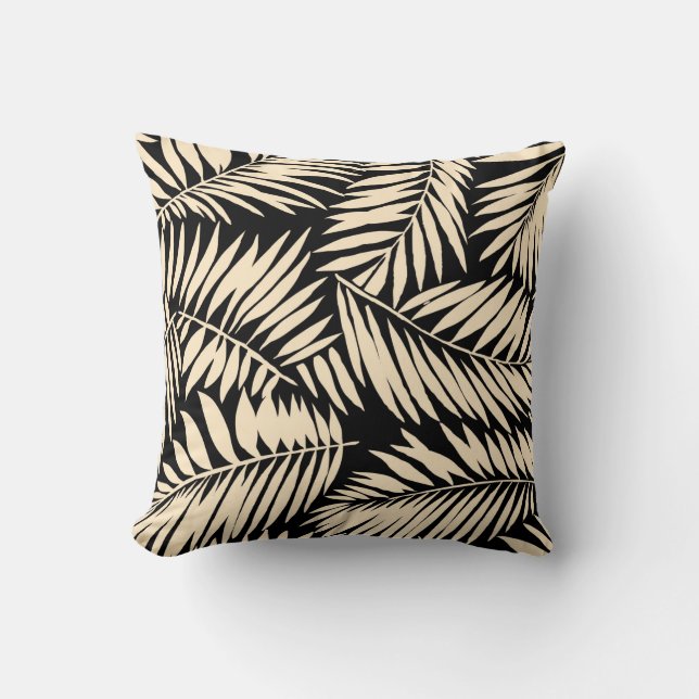 Coussin Motif Palm Leaf sans faille dans  (Recto)