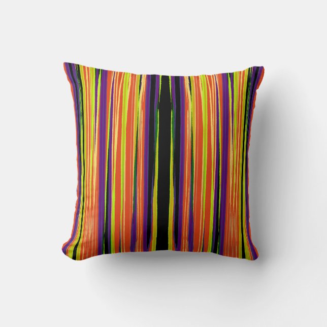 Coussin Motif papier déchiré coloré (Recto)