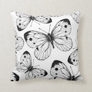 Coussin Motif papillon de choux