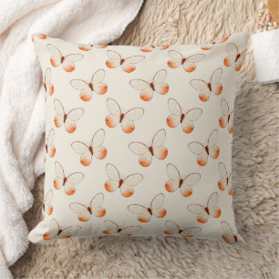 Coussin Motif papillons voltigeant fantaisiste