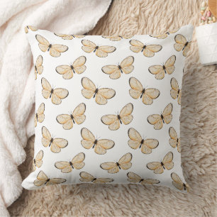 Coussin Motif papillons voltigeant fantaisiste