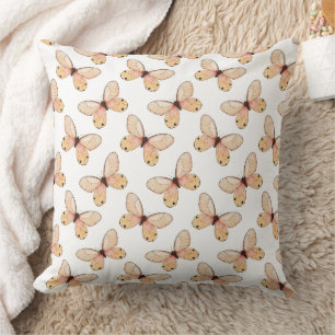 Coussin Motif papillons voltigeant fantaisiste