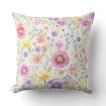 motif pastel de fleurs sauvages douces