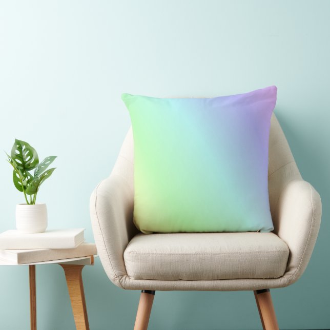 Coussin Motif pastel multicolore (Chaise)