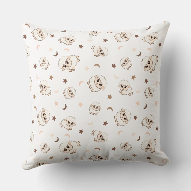 Coussin Motif Pastel Sheep (Verso)