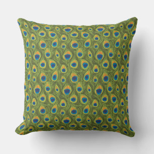 Coussin Motif Peacock