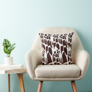 Coussin Motif Peau de Girafe