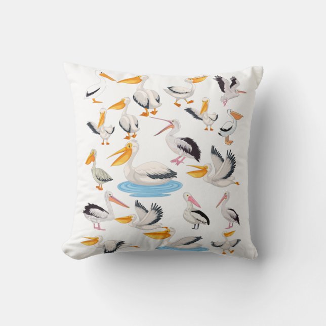 COUSSIN MOTIF PELICAN (Recto)