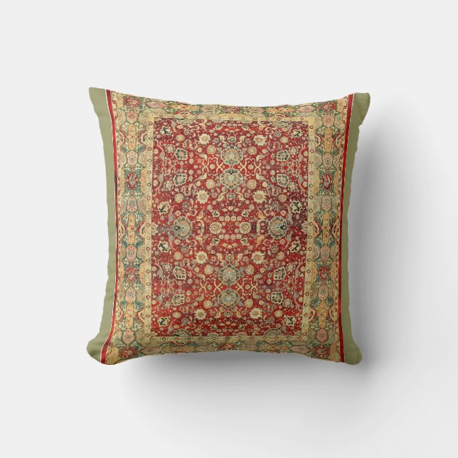 Coussin Motif persan vintage (Recto)