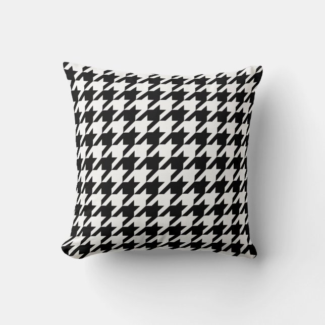 Coussin Motif pied de poule (Recto)