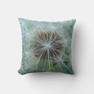 Coussin Motif Pissenlit Blanc