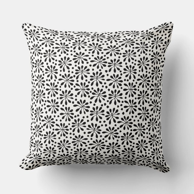 Coussin Motif Plante stylisé 020818 (Recto)