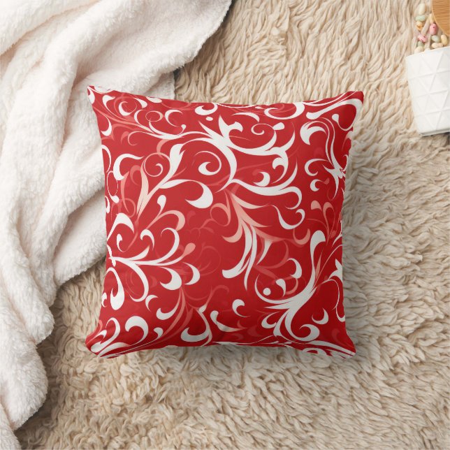 Coussin Motif populaire carrelage rouge (Couverture)