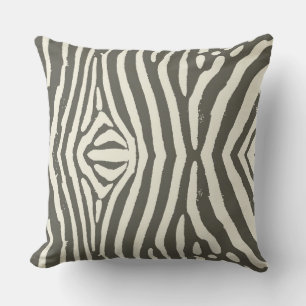 Coussin Motif Poster de animal Zebra Stripe