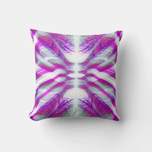 Coussin Motif psychédélique violet
