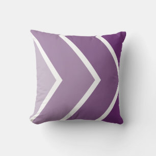 Coussin Motif Purple Ombré Chevron