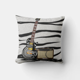 Coussin Motif Rayures de Tigre.