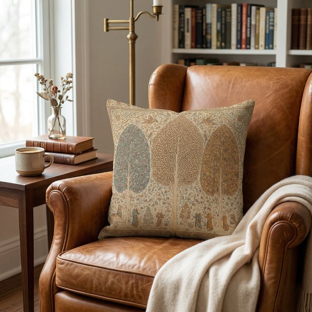 Coussin Motif rétro élégant moderne ethnique stylé  (Créateur téléchargé)