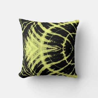 Coussin motif Retro néon