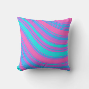 Coussin Motif rétro Wavy
