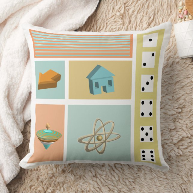 Coussin Motif rétroviseur de dés de Gameroom (Couverture)