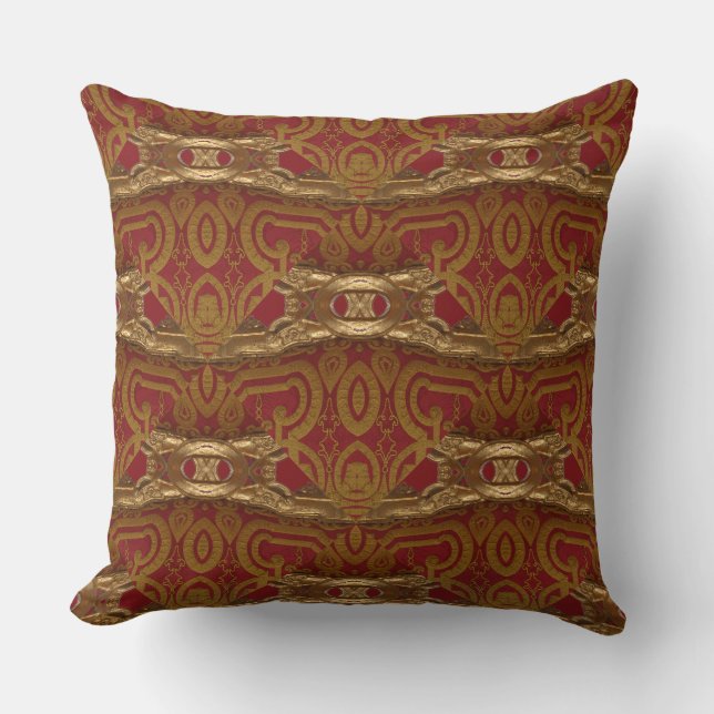 Coussin Motif romantique baroque de Peronnelle Victoire (Recto)