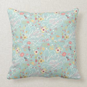 Coussin Motif romantique lumineux moderne
