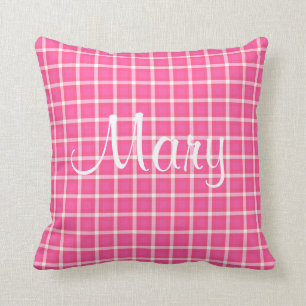 Coussin Motif rose de guingan