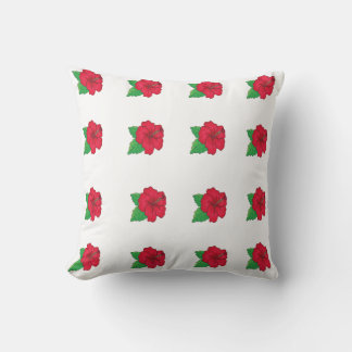 Coussin Motif Rose élégant