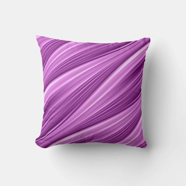 Coussin motif rose magenta sur l'oreiller (Recto)