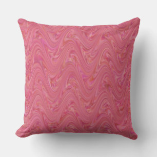Coussin Motif rose marbling