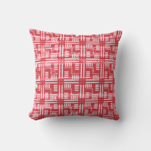 Coussin Motif rouge et blanc Fêtes/Noël